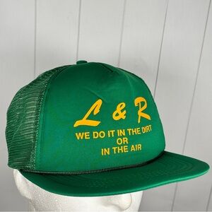 Construction Catch Phrase Foam Trucker Hat Mesh Back SnapBack Grunge Grandpa Cap